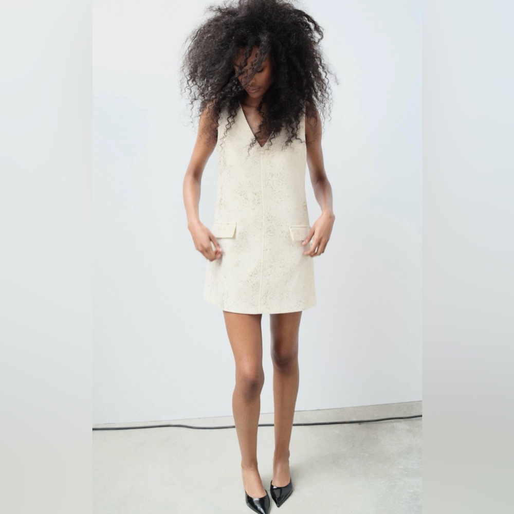 Zara White Mini Dress